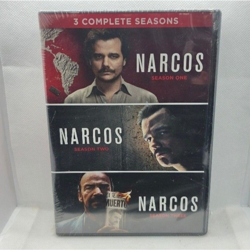 Narcos: Complete Series (DVD) Seasons 1-3 Pedro Pascal Pablo Escobar - Brand New